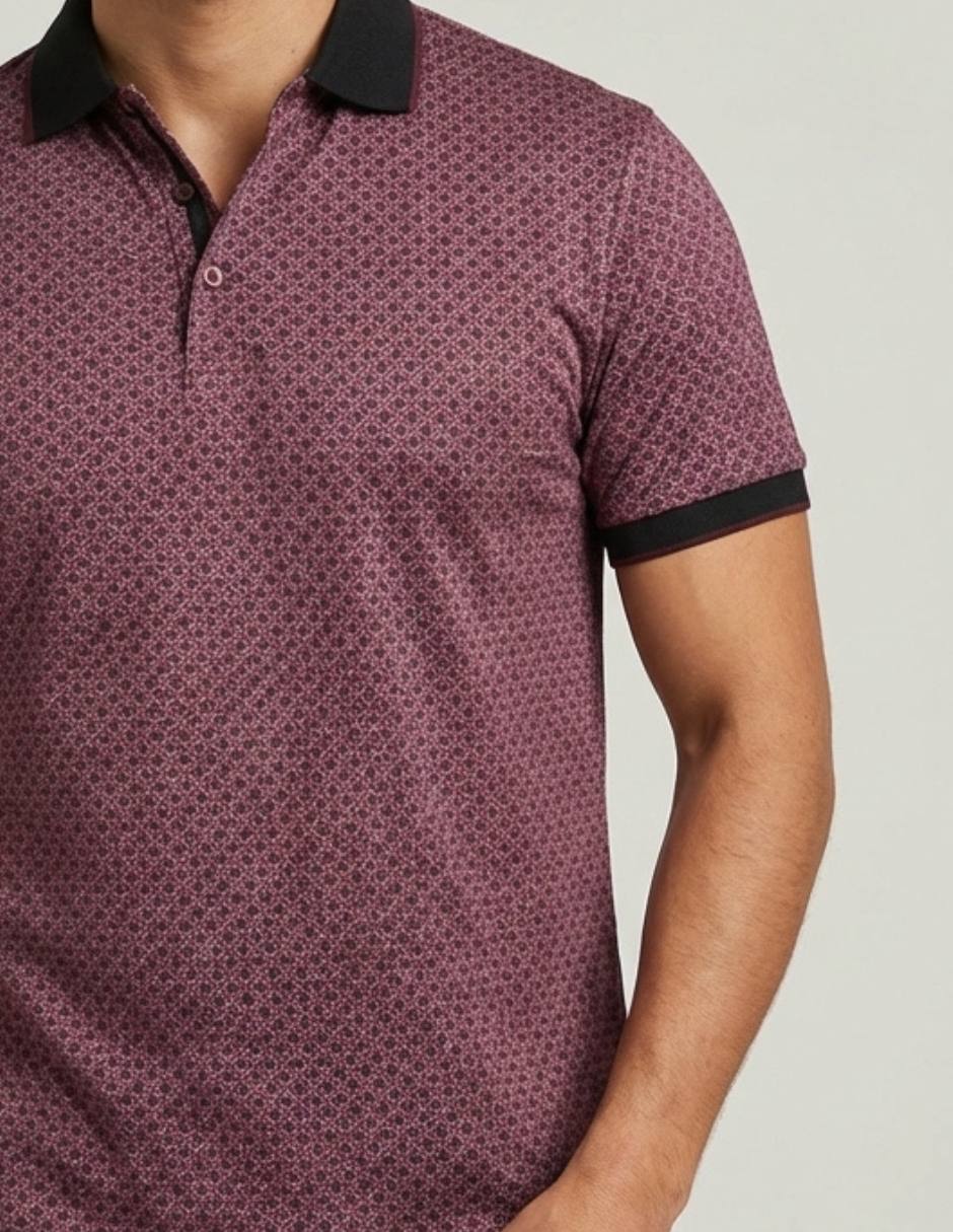 Playera Pavini cuello polo para hombre 2